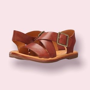 Kork-Ease Women’s Nara Sandals - Dark Tan Leather - Size 9